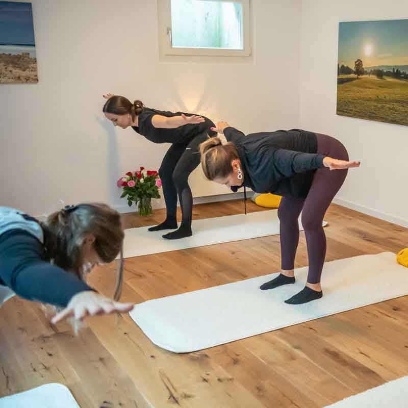Kleingruppe Yoga Rothenburg Karin Amrein